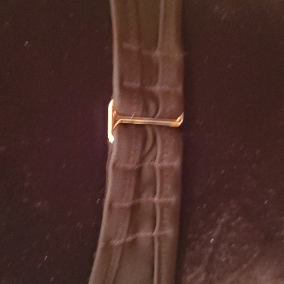 Victoria's Secret Bikini Top Black with Logo Straps Size 36D - Picture 3 of 5